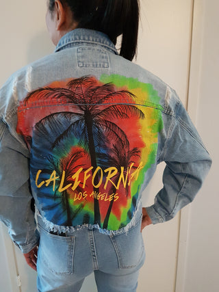 Cropped jean jacket